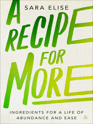 cover image of A Recipe for More